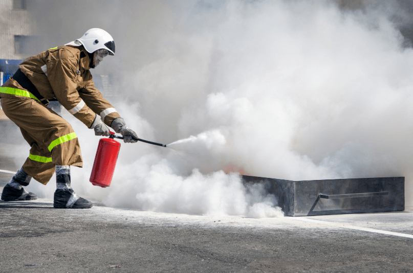 How Does a Purple K Fire Extinguisher Work?