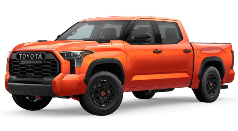The Bold and Powerful Orange Toyota Tundra - safecarexpress