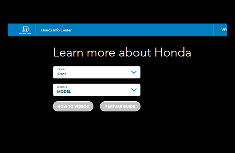 Honda Info Center