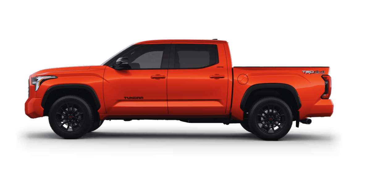 The Bold Orange Toyota Tundra