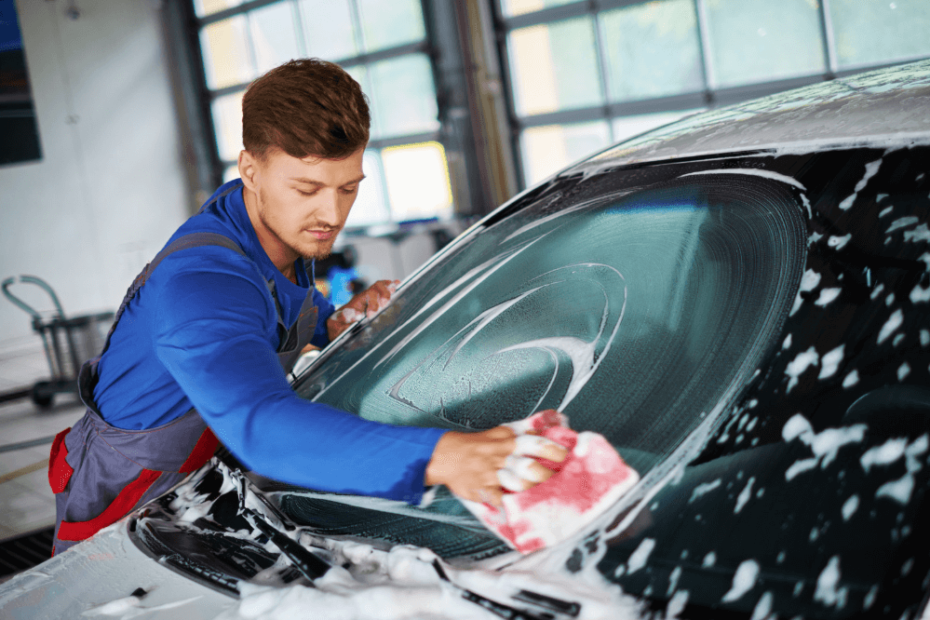 Car Wash with Interior Shampooer