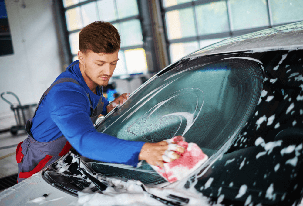 Car Wash with Interior Shampooer