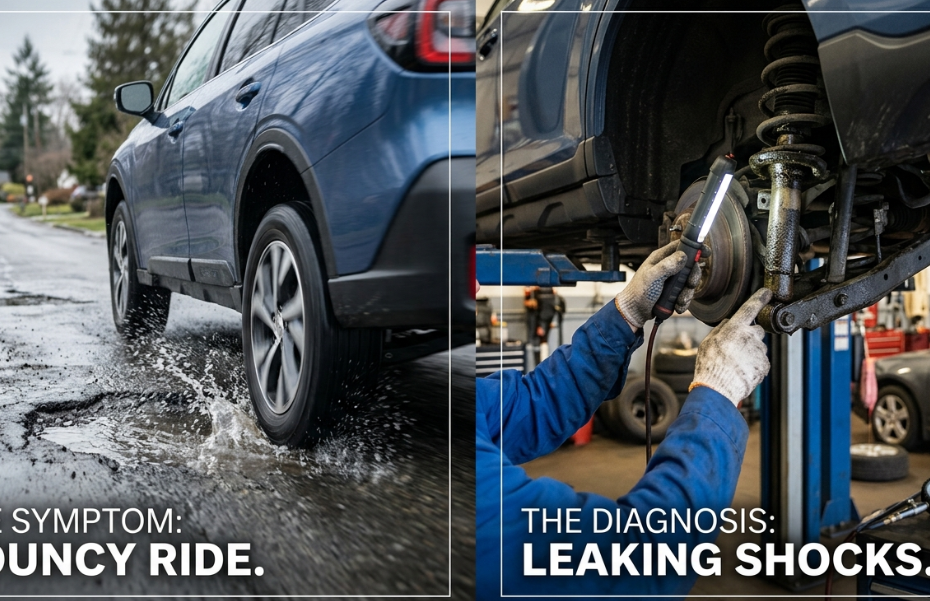 Bouncy or Floaty Ride After a Pothole? How to Tell If Your Shocks Are Blown